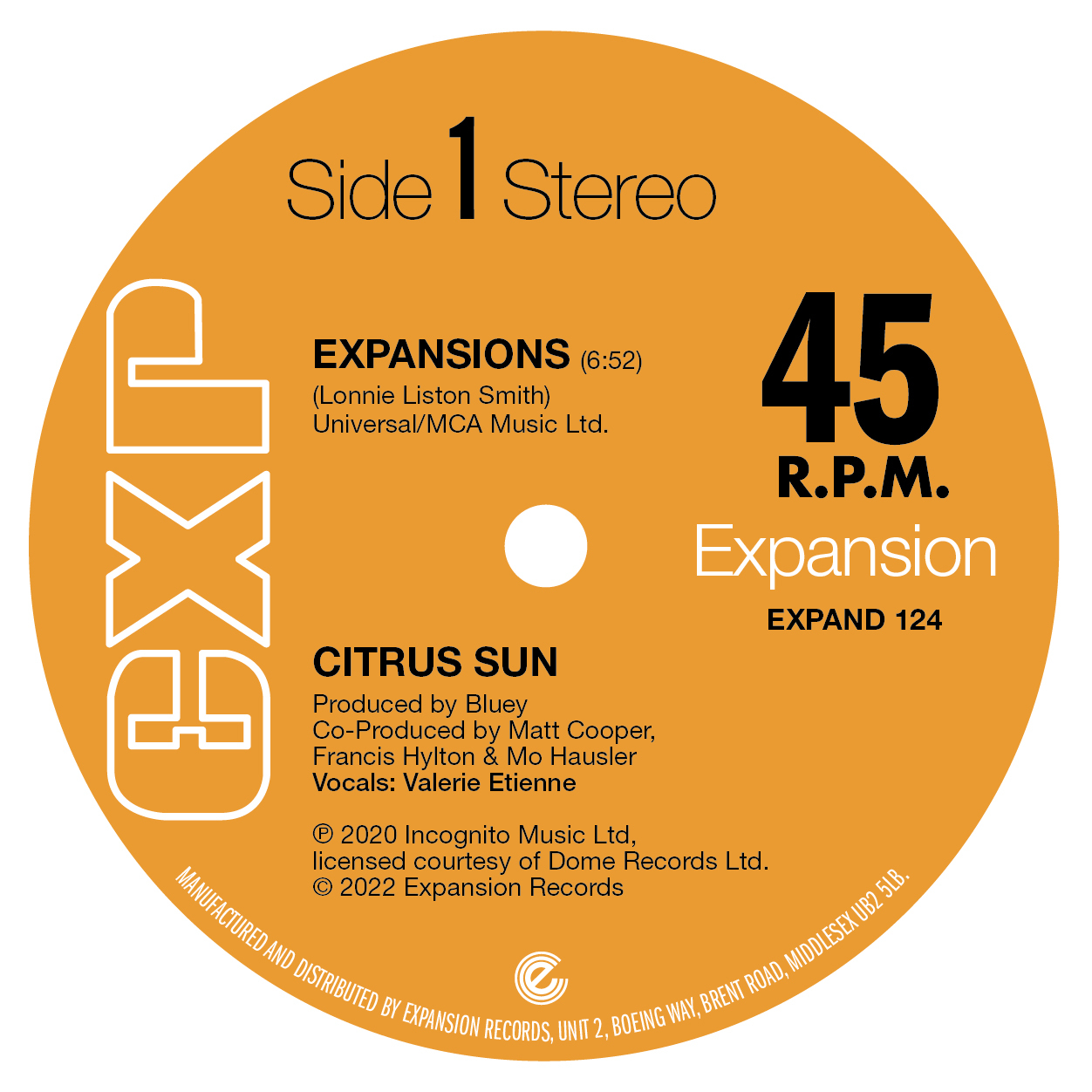 Citrus Sun (12") 